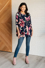 Float On Floral Top - Maple Row Boutique 