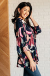 Float On Floral Top - Maple Row Boutique 