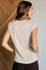 Flow With Me Embossed Top - Maple Row Boutique 