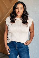 Flow With Me Embossed Top - Maple Row Boutique 