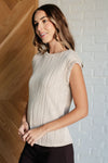 Flow With Me Embossed Top - Maple Row Boutique 