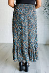 Flutter of Florals V-Neck Crop and Skirt Set - Maple Row Boutique 