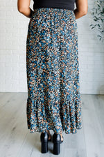 Flutter of Florals V-Neck Crop and Skirt Set - Maple Row Boutique 