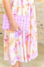 Forever Falling Handbag in Lilac - Maple Row Boutique 
