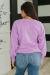For the Experience Relaxed Pullover in Lavender - Maple Row Boutique