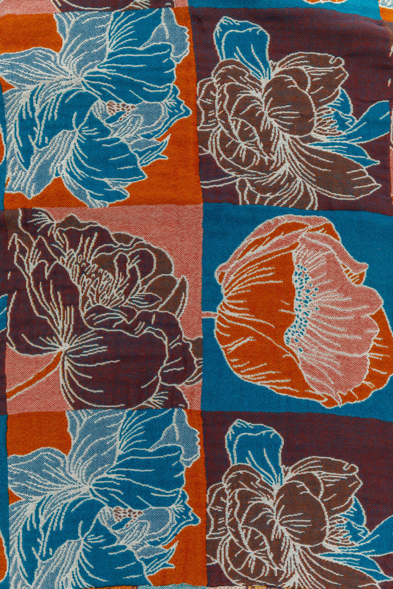 Luxury Beach Towel in Block Floral - Maple Row Boutique 