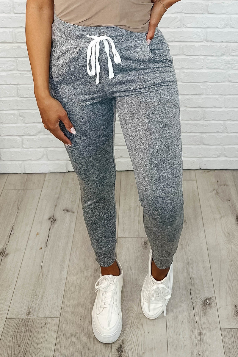 Giving the Run Around Joggers in Gray - Maple Row Boutique