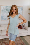 Good For You Ruffle Detail Tank - Maple Row Boutique
