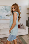 Good For You Ruffle Detail Tank - Maple Row Boutique
