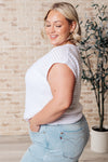Here for More Open Knit Cap Sleeve Sweater - Maple Row Boutique