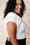 Highest Praise Ruffle Sleeve Blouse - Maple Row Boutique