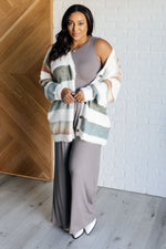 Hilary Wide Leg Jumpsuit in Grey - Maple Row Boutique 