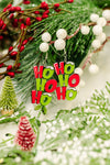 Ho,Ho, Ho Dangle Earrings - Maple Row Boutique