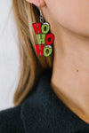 Ho,Ho, Ho Dangle Earrings - Maple Row Boutique