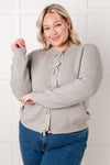 I Don't Know Why Bow Front Cardigan - Maple Row Boutique