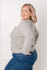 I Don't Know Why Bow Front Cardigan - Maple Row Boutique