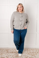 I Don't Know Why Bow Front Cardigan - Maple Row Boutique