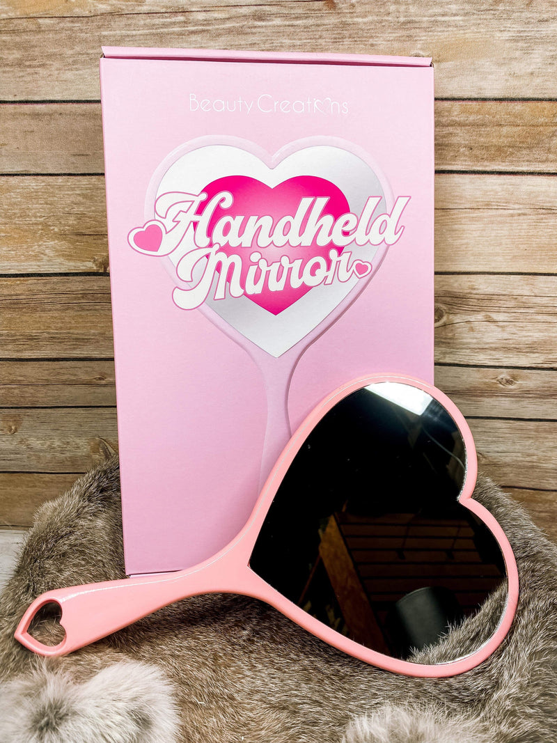 Handheld Heart Mirror - Maple Row Boutique 