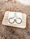 Textured Small Hoops - Maple Row Boutique 