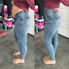 Veronica High Rise Control Top Vintage Skinny Jeans - Maple Row Boutique 