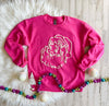 Santa Puff Ink Brights Sweatshirt