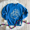 Santa Puff Ink Brights Sweatshirt