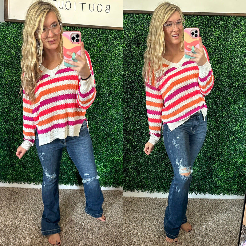 Never Gonna Give You Up Drop Shoulder Sweater