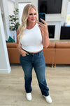 Muriel Mid Rise Control Top Classic Straight Jeans - Maple Row Boutique 