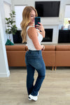 Muriel Mid Rise Control Top Classic Straight Jeans - Maple Row Boutique 