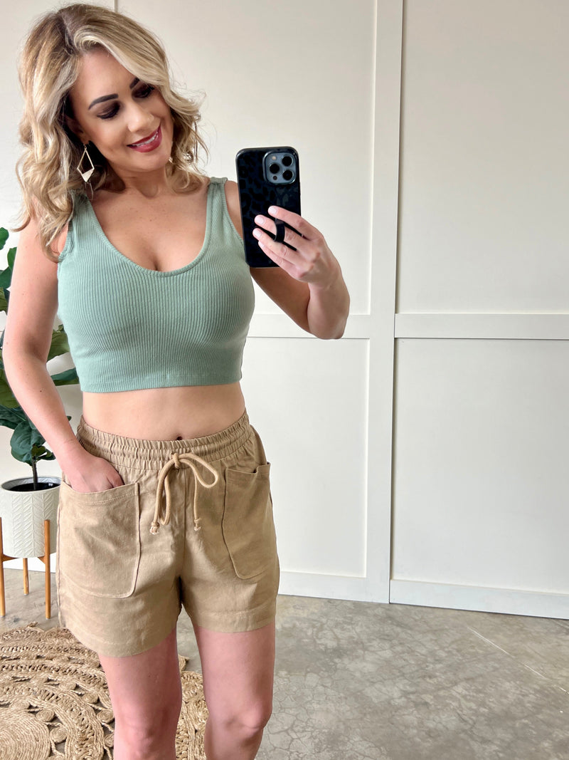 Ultra Soft Brami In Sage - Maple Row Boutique 