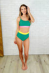 Fiji Color Block Swim Bottoms - Maple Row Boutique