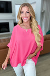 Feels Like Me Dolman Sleeve Top in Bubble Gum Pink - Maple Row Boutique 