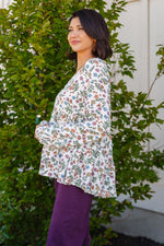 I Think I Can V-Neck Floral Top - Maple Row Boutique 