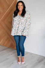 I Think I Can V-Neck Floral Top - Maple Row Boutique 