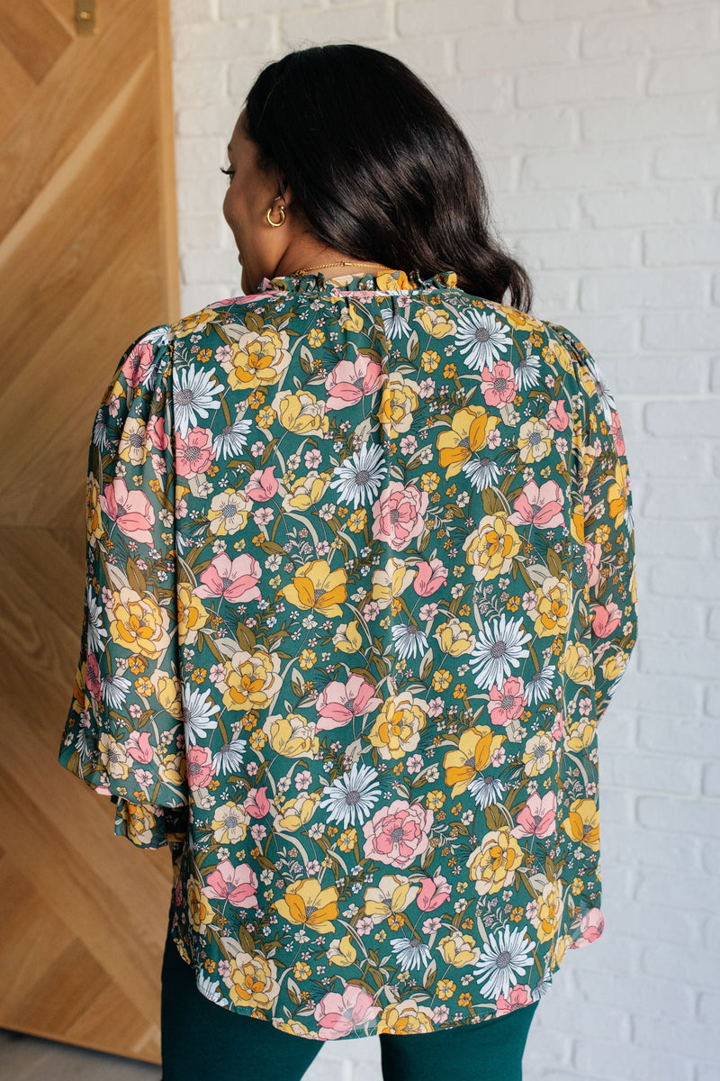 Ideal Ideas Floral Blouse - Maple Row Boutique 