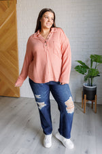 If You Want Forever Ribbed Knit Pullover - Maple Row Boutique 
