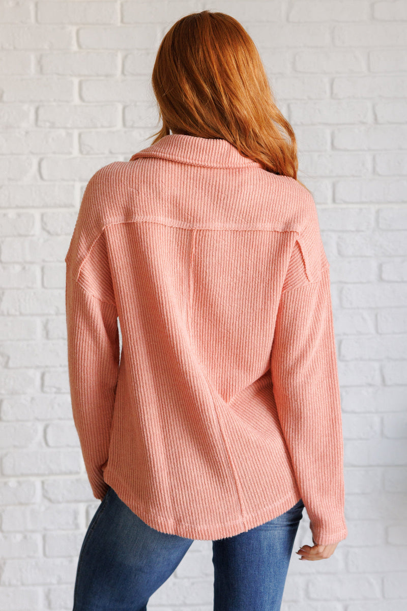If You Want Forever Ribbed Knit Pullover - Maple Row Boutique 