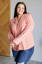 If You Want Forever Ribbed Knit Pullover - Maple Row Boutique 