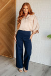 Magic Wide Leg Pants in Navy - Maple Row Boutique 