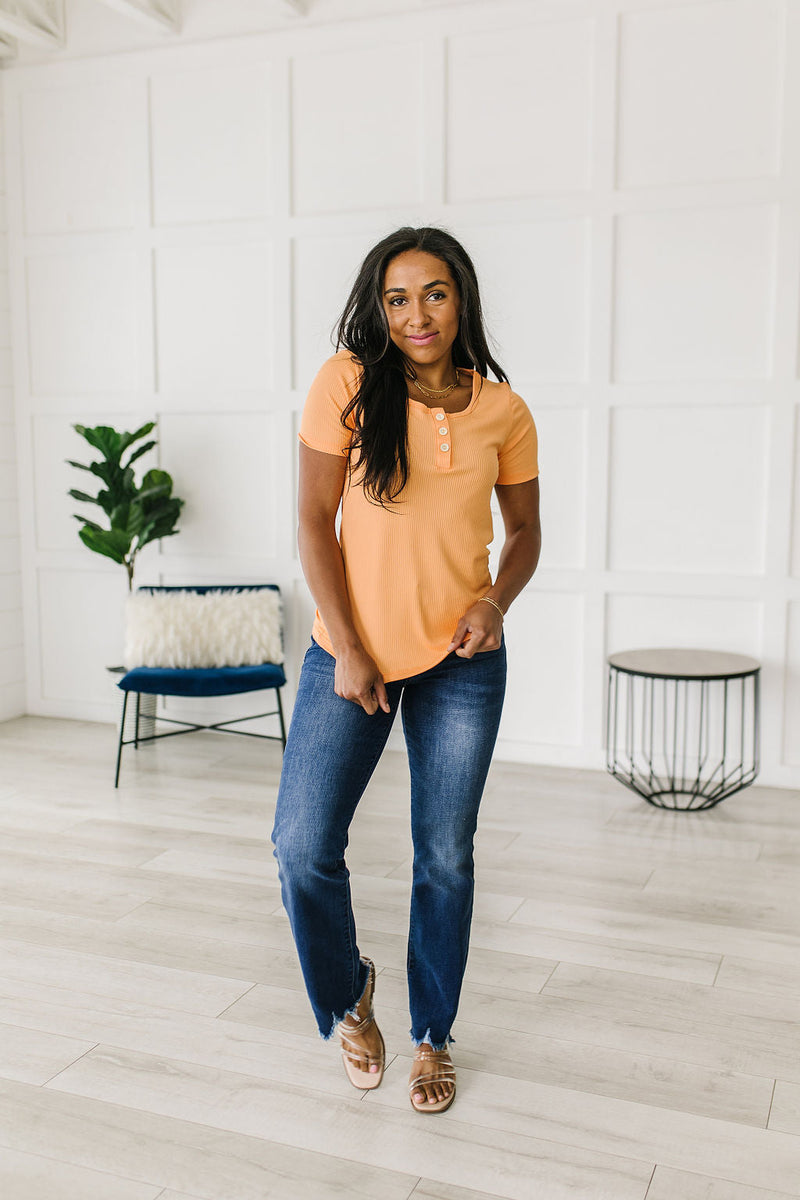 It Figures Scoop Neck Top - Maple Row Boutique