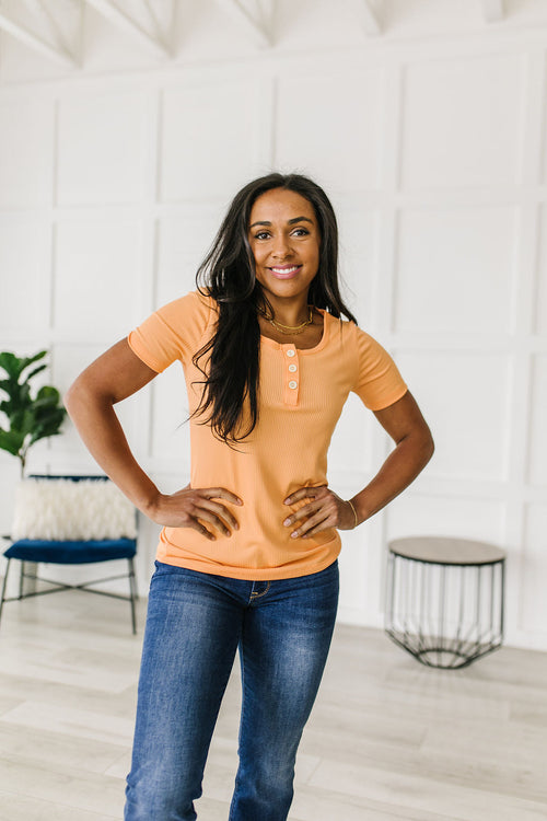 It Figures Scoop Neck Top - Maple Row Boutique