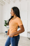 It Figures Scoop Neck Top - Maple Row Boutique