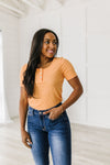 It Figures Scoop Neck Top - Maple Row Boutique