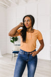 It Figures Scoop Neck Top - Maple Row Boutique