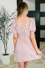 It's For the Aesthetic Balloon Sleeve Dress - Maple Row Boutique