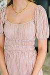 It's For the Aesthetic Balloon Sleeve Dress - Maple Row Boutique