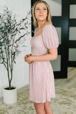 It's For the Aesthetic Balloon Sleeve Dress - Maple Row Boutique