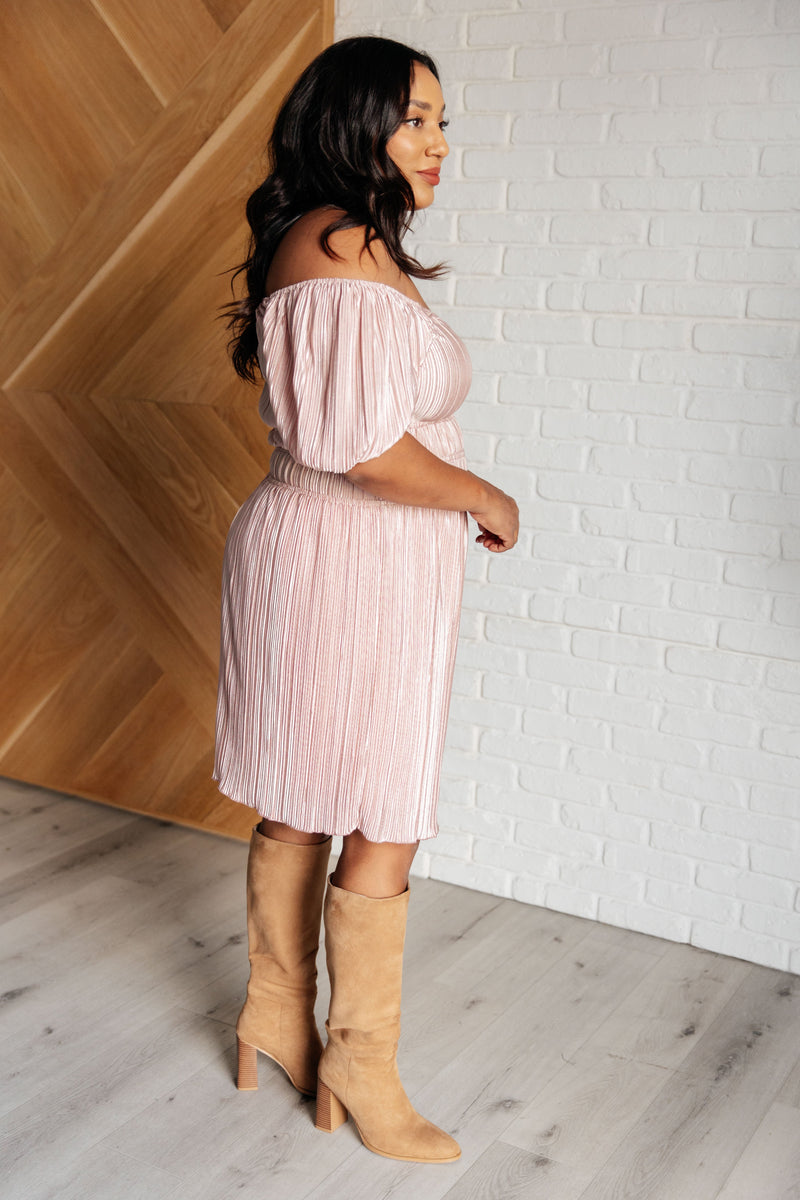 It's For the Aesthetic Balloon Sleeve Dress - Maple Row Boutique 