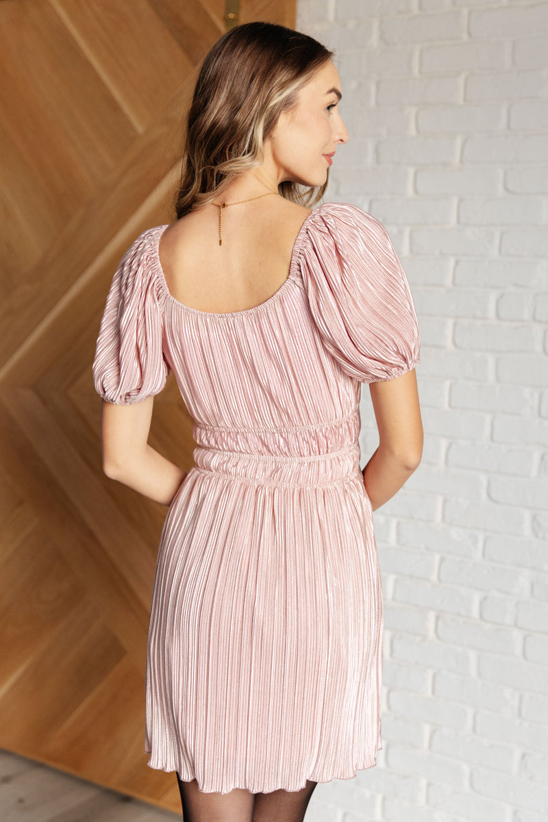 It's For the Aesthetic Balloon Sleeve Dress - Maple Row Boutique 