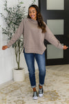 It's The Little Things Relaxed Scuba Pullover in Cocoa - Maple Row Boutique